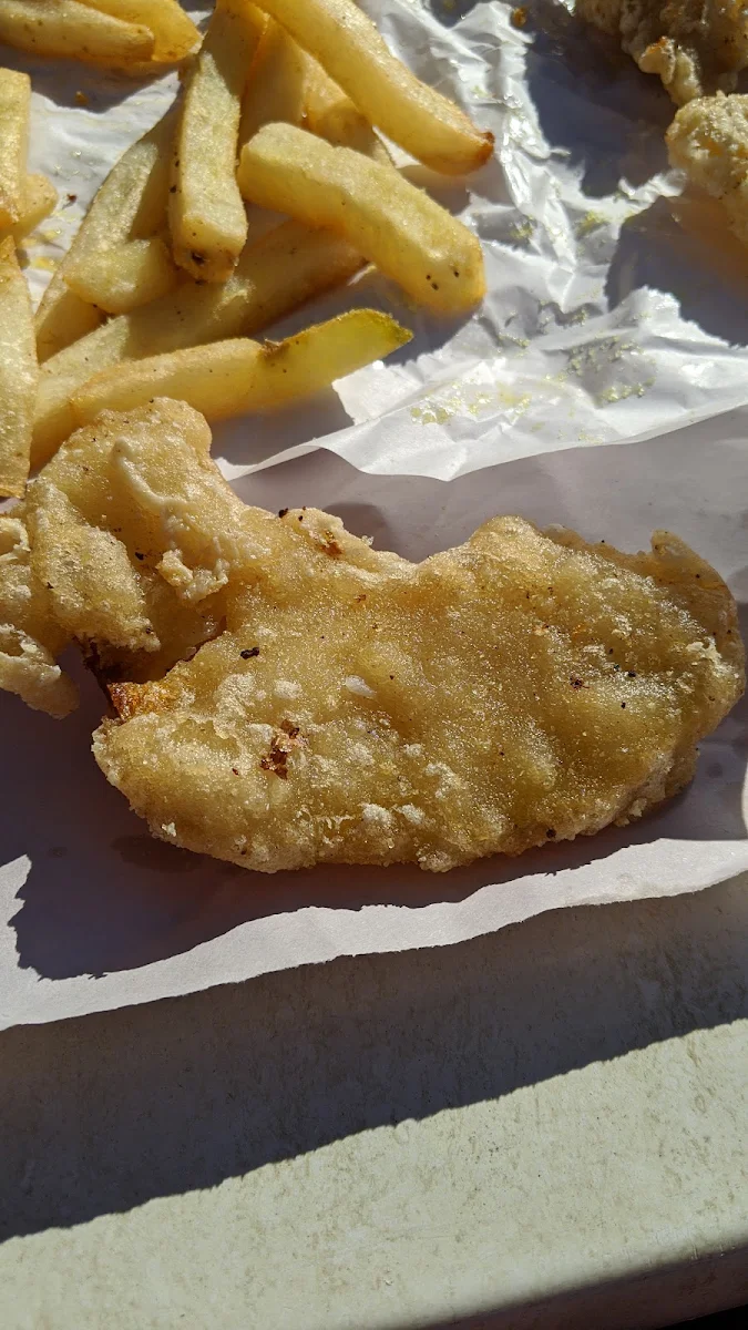Battered Fish, The Blue Shop On E K