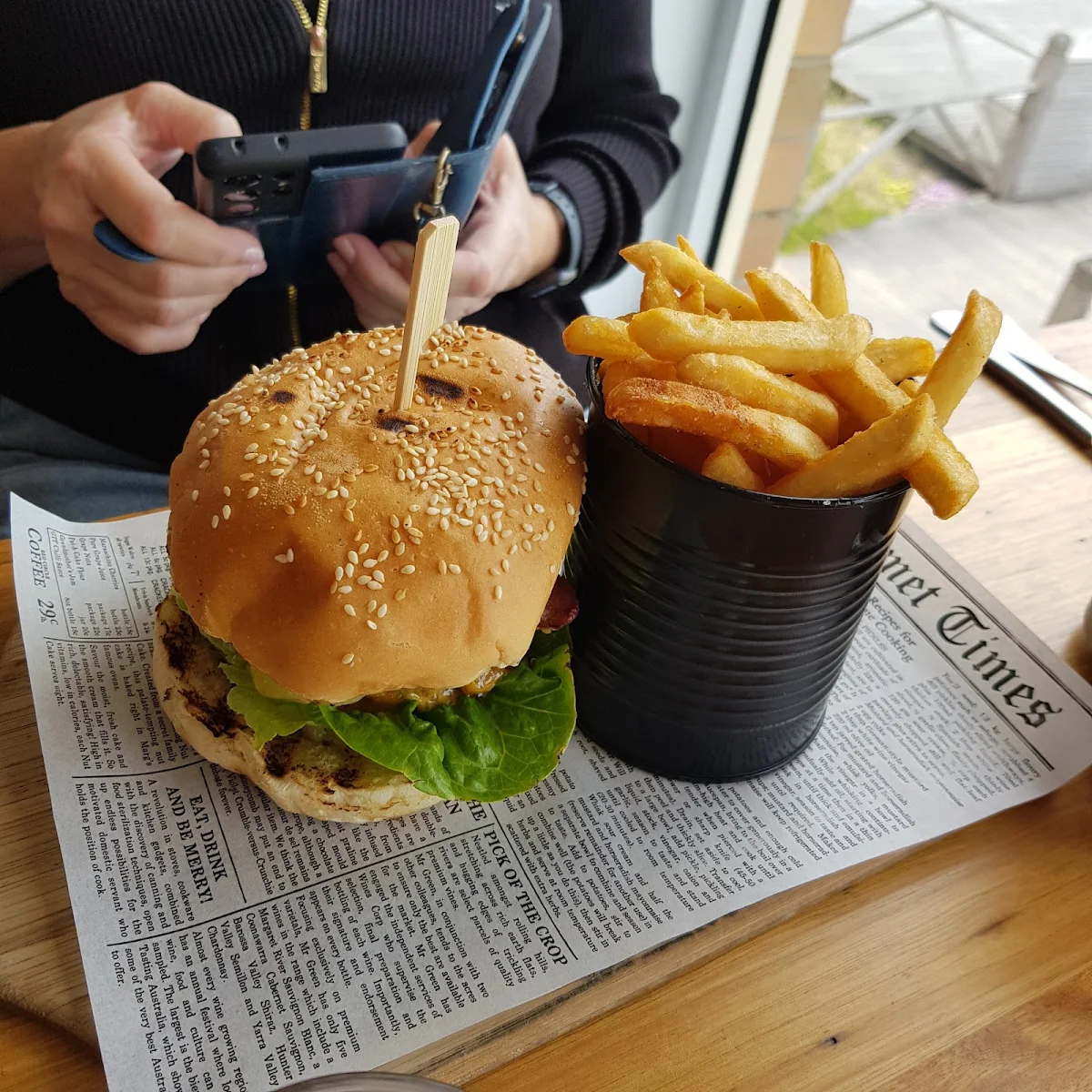 Beef Burger, Seaview Warrnambool