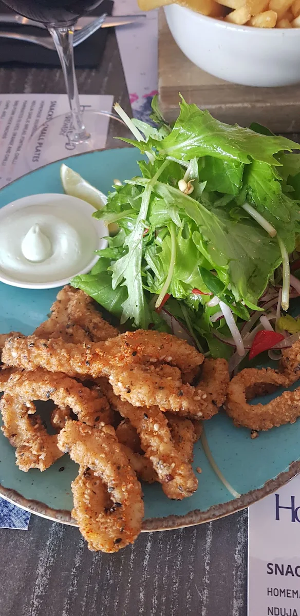 Fried Squid, Homestead Brewery