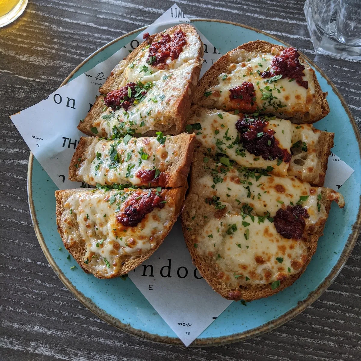 Garlic Bread, Homestead Brewery