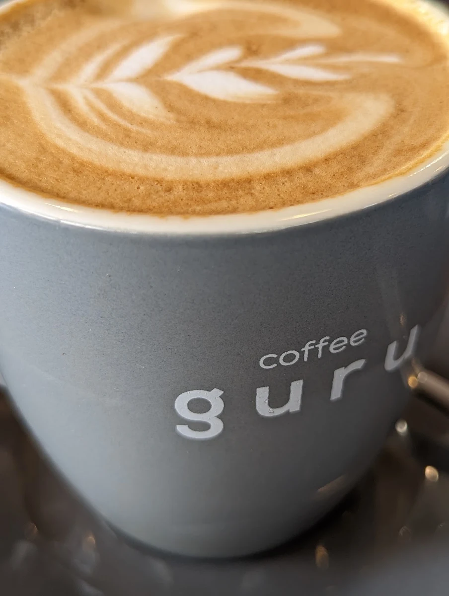 Flat White, Guru Mawson Cafe and Bakehouse