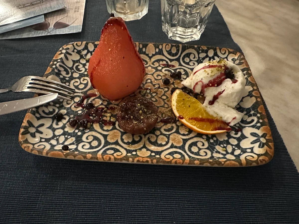Pear Dessert, The Ottoman Grill