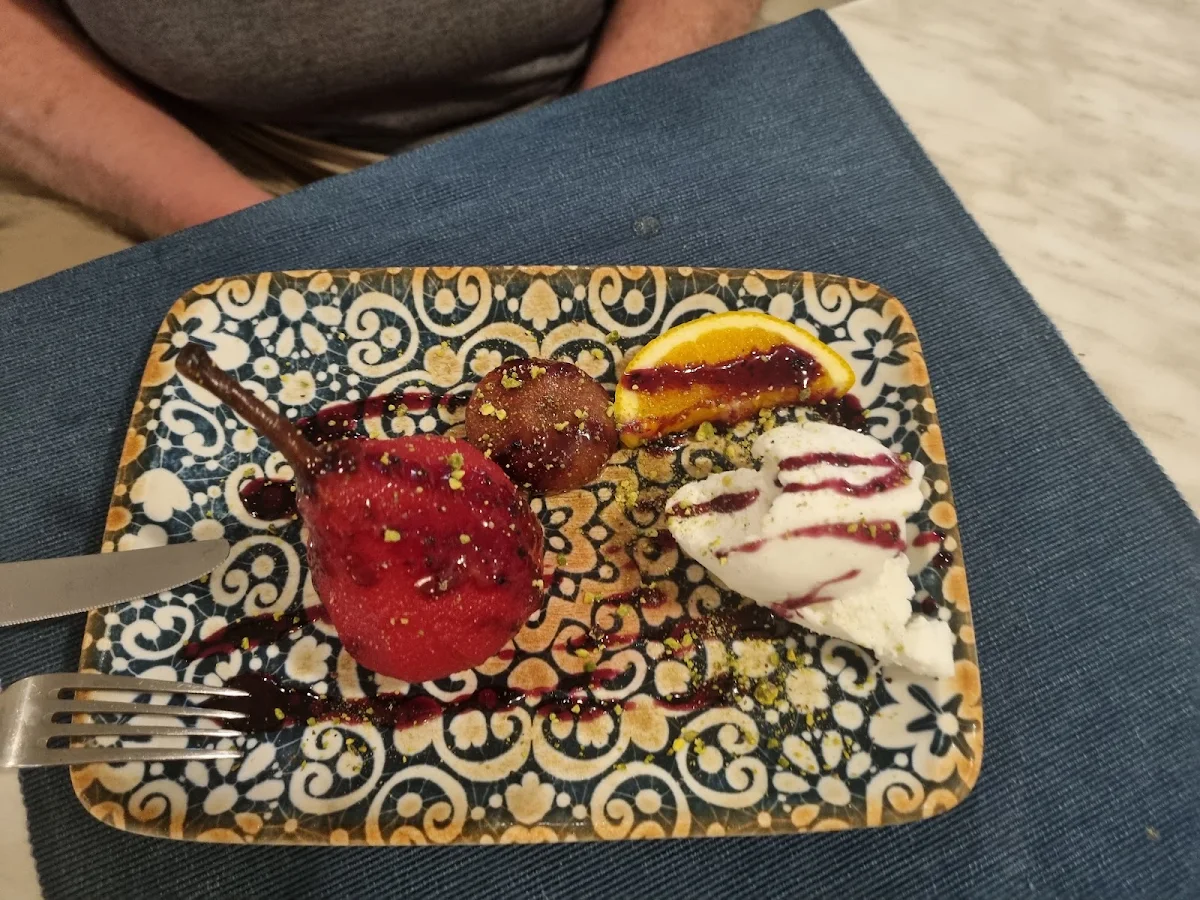 Poached Pear, The Ottoman Grill