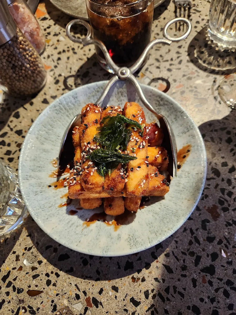 Haloumi Chips, Yamas Greek & Drink