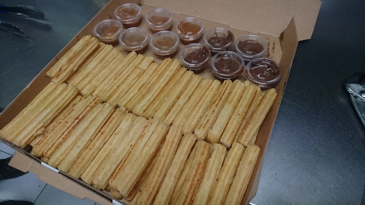 Churros, Black Box Pizza and Icecream