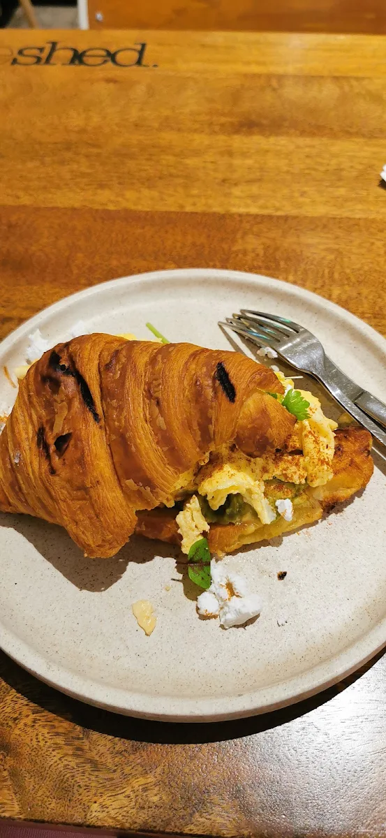 Breakfast Croissant 4450 KJ, The Shed Cafe - Roselands