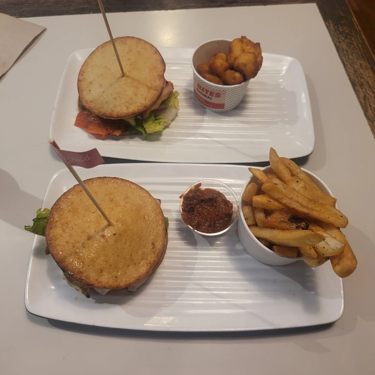 Low Carb Wagyu Burger and Fries