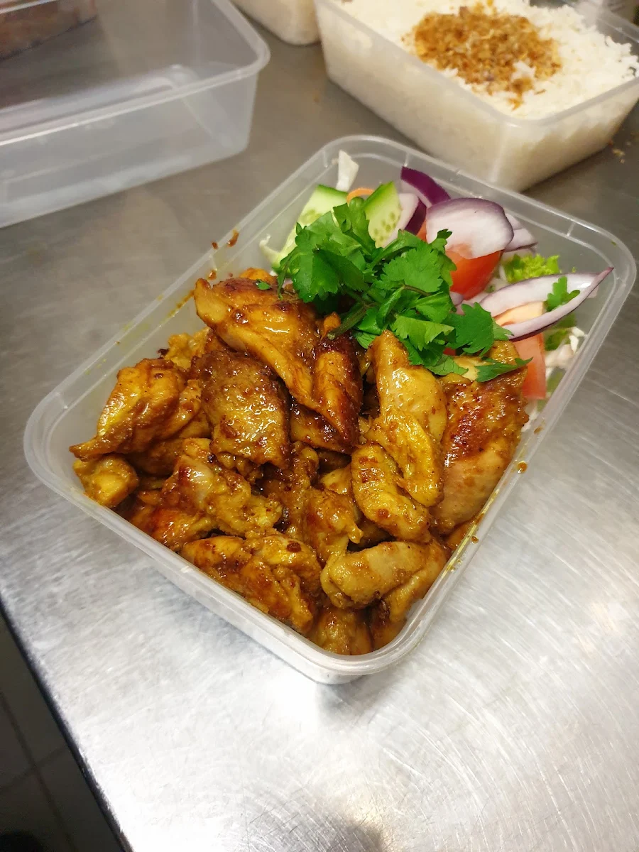 BBQ Chicken, Sticky Rice Thai Newcastle East