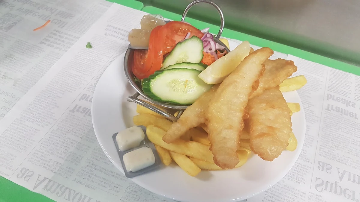 Tempura Fish & Chips, Wildbean Cafe.