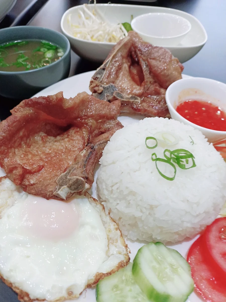 Pork Chop and Fried Egg