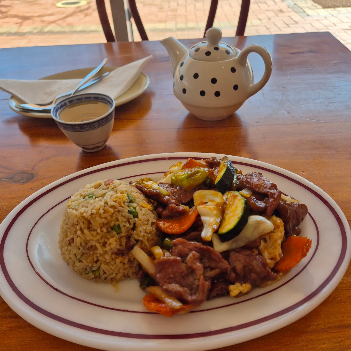 Mongolian Beef Fried Rice, Kowin Restaurant