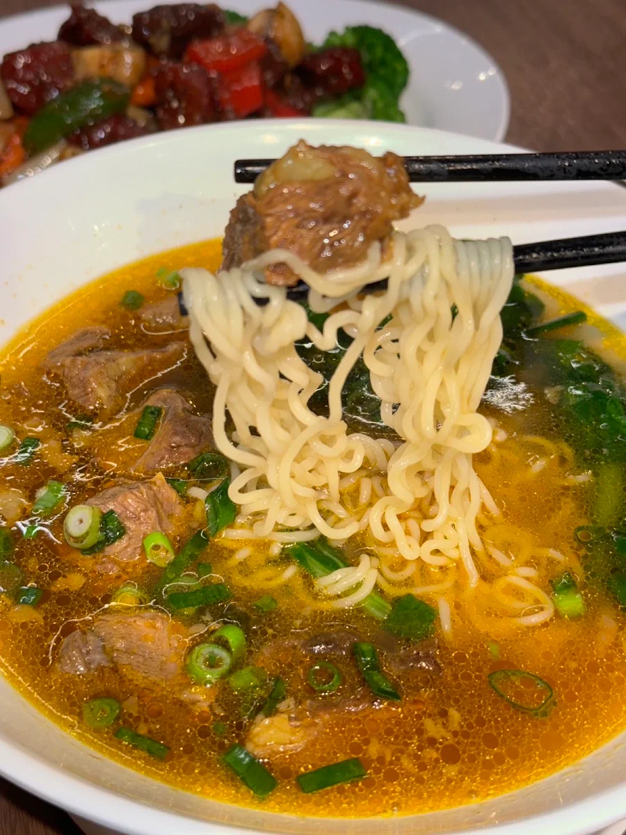 Stewed Beef Brisket & Wonton Noodle Soup