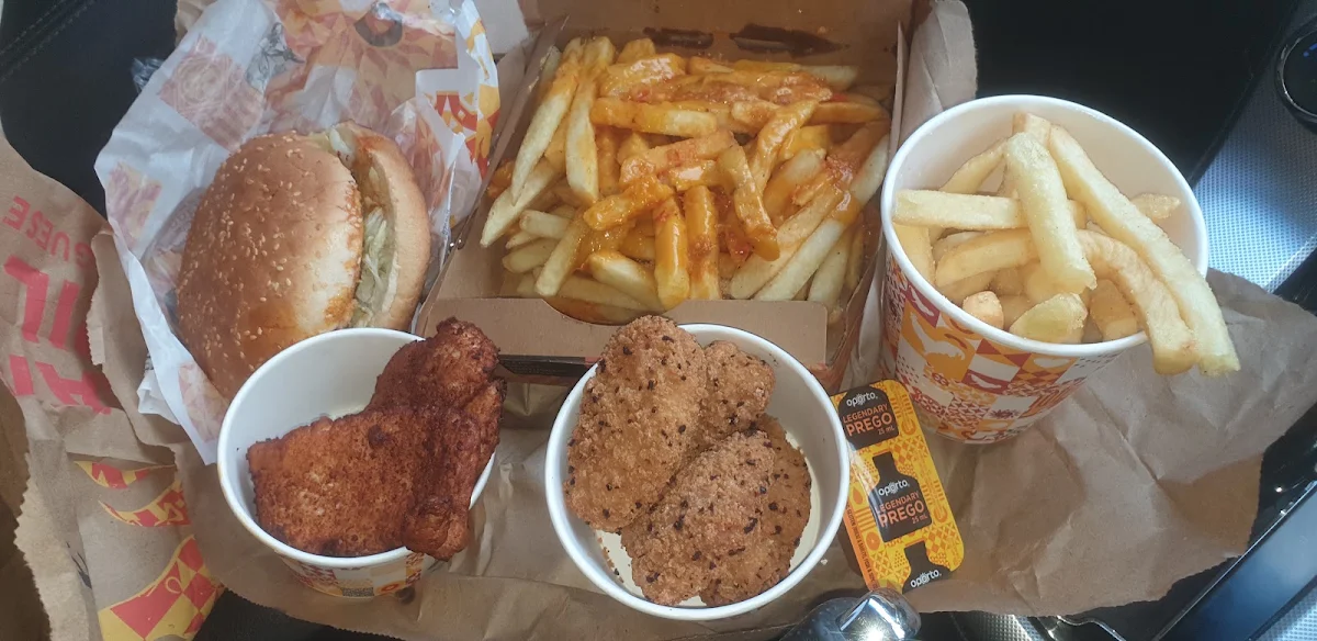 Chilli Cheese Chips, Oporto Casula Drive Thru