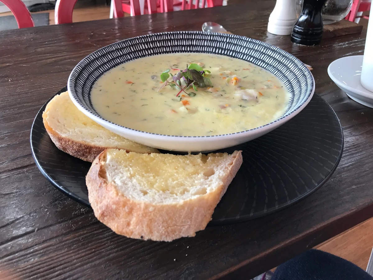 Seafood Chowder, Funkey Monkey Cafe