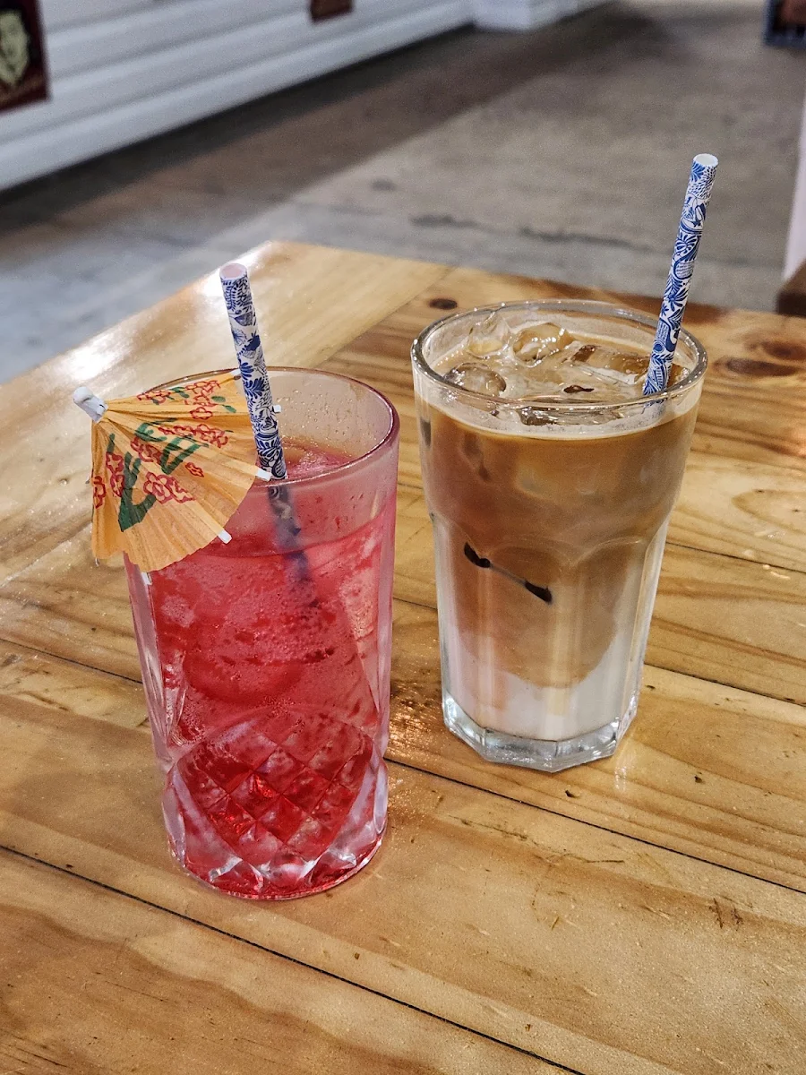 Fire Engine Mocktail, Geordie's Cafe & Art Gallery