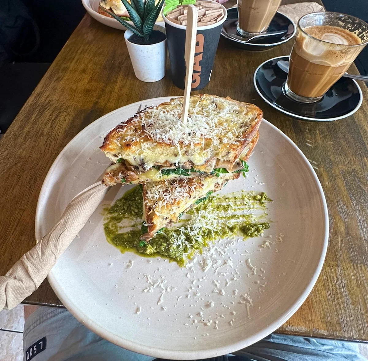 Mushroom Toastie