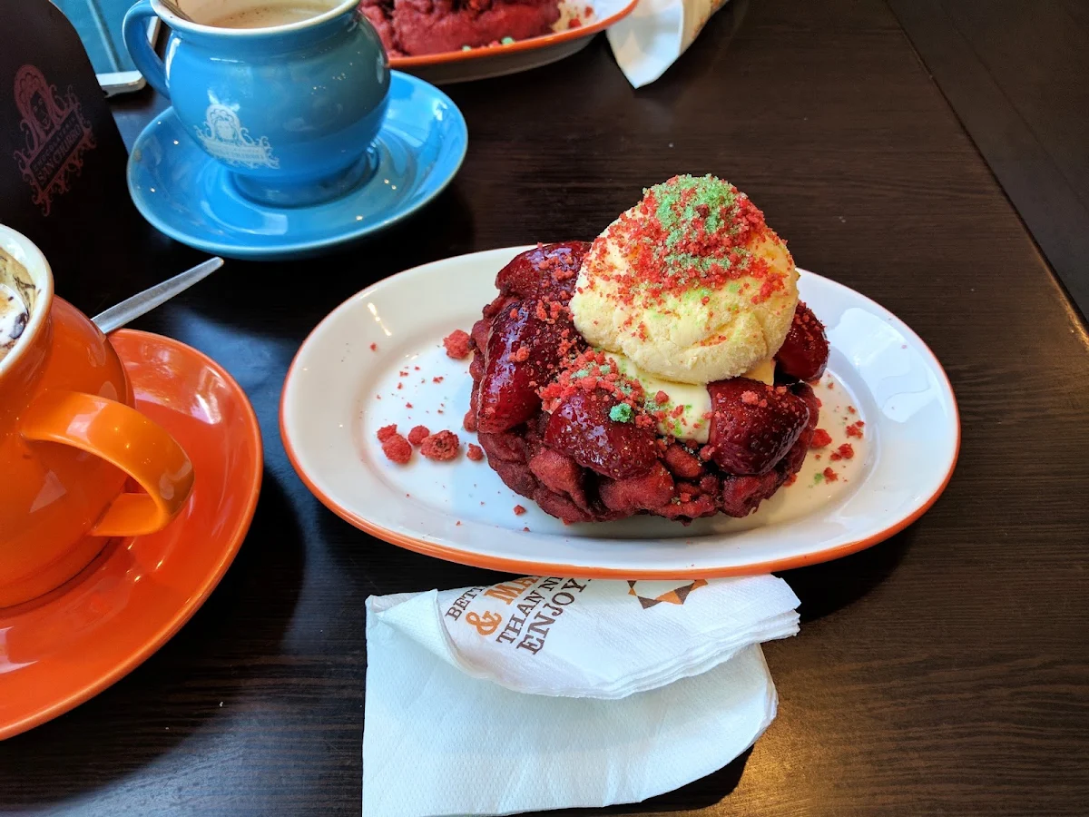 Red Velvet Funnel Cake