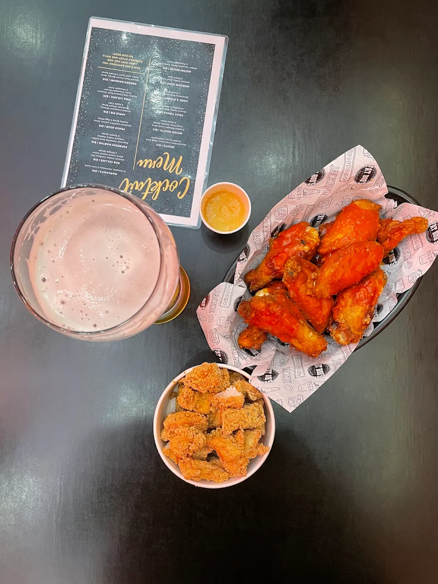 Chicken Wings and Popcorn