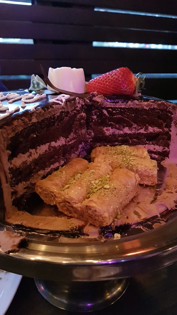 Cake with Baklava