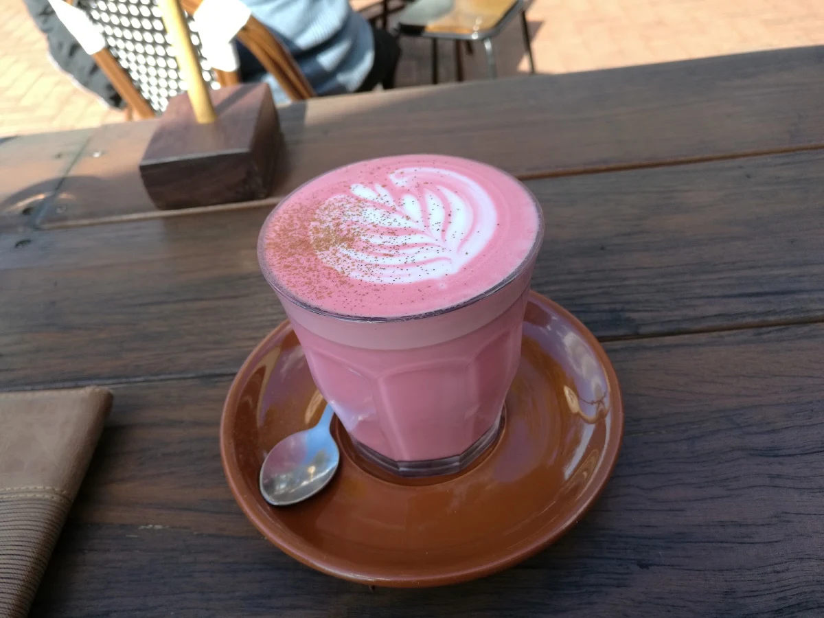 Beetroot Latte, Cheeky Boy Espresso