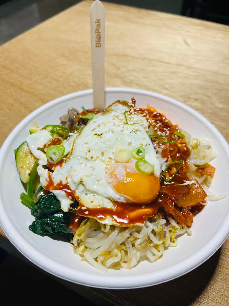 Korean Mixed Veg Rice Bowl