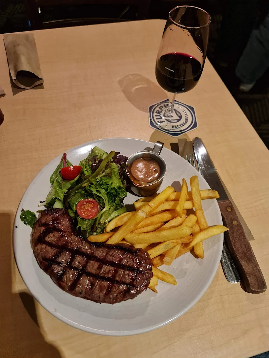 Sirloin Steak Chips & Salad
