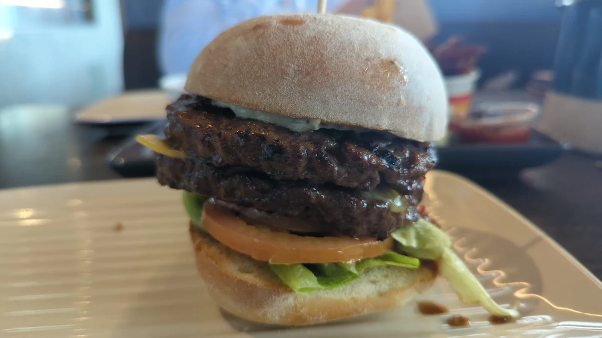 Double Beef and Bacon Burger