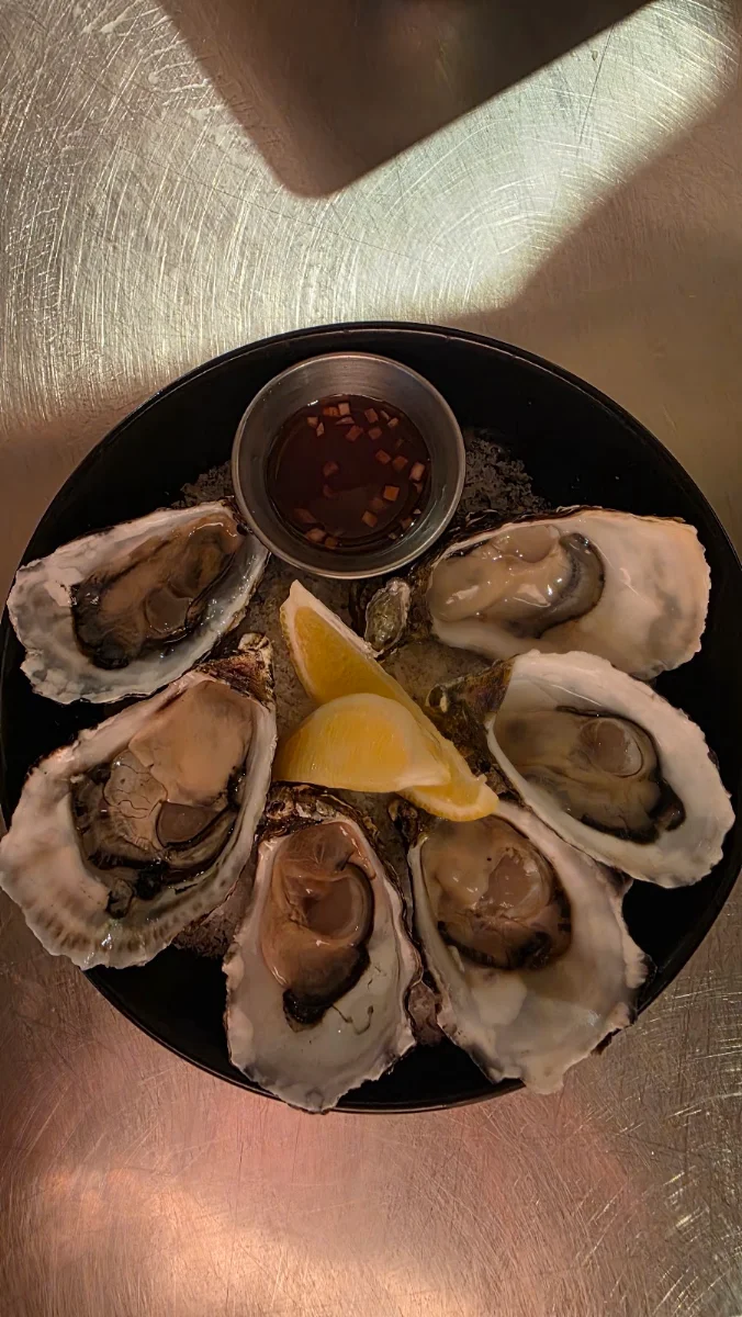 Freshly Shucked Oysters Mignonette & Lemon