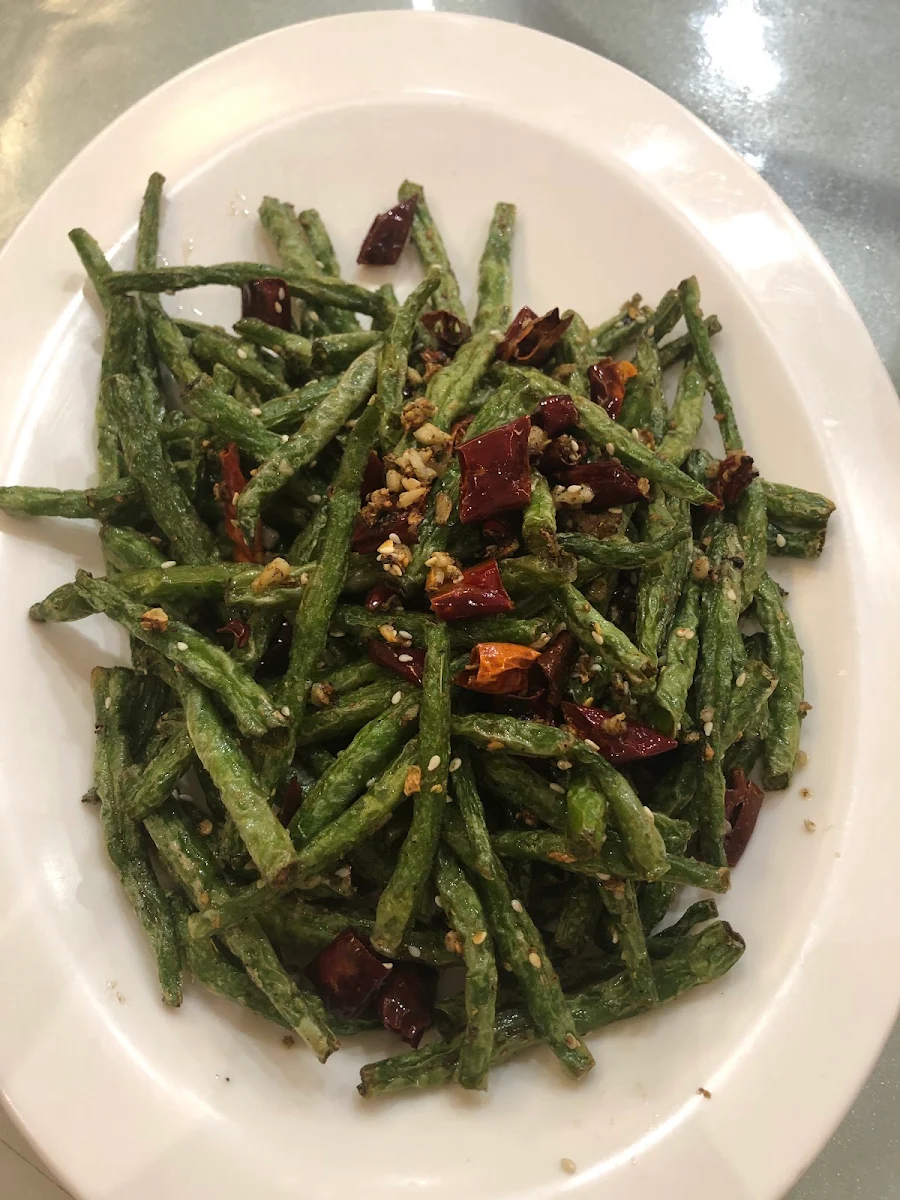 Deep Fried Green Bean with Chili