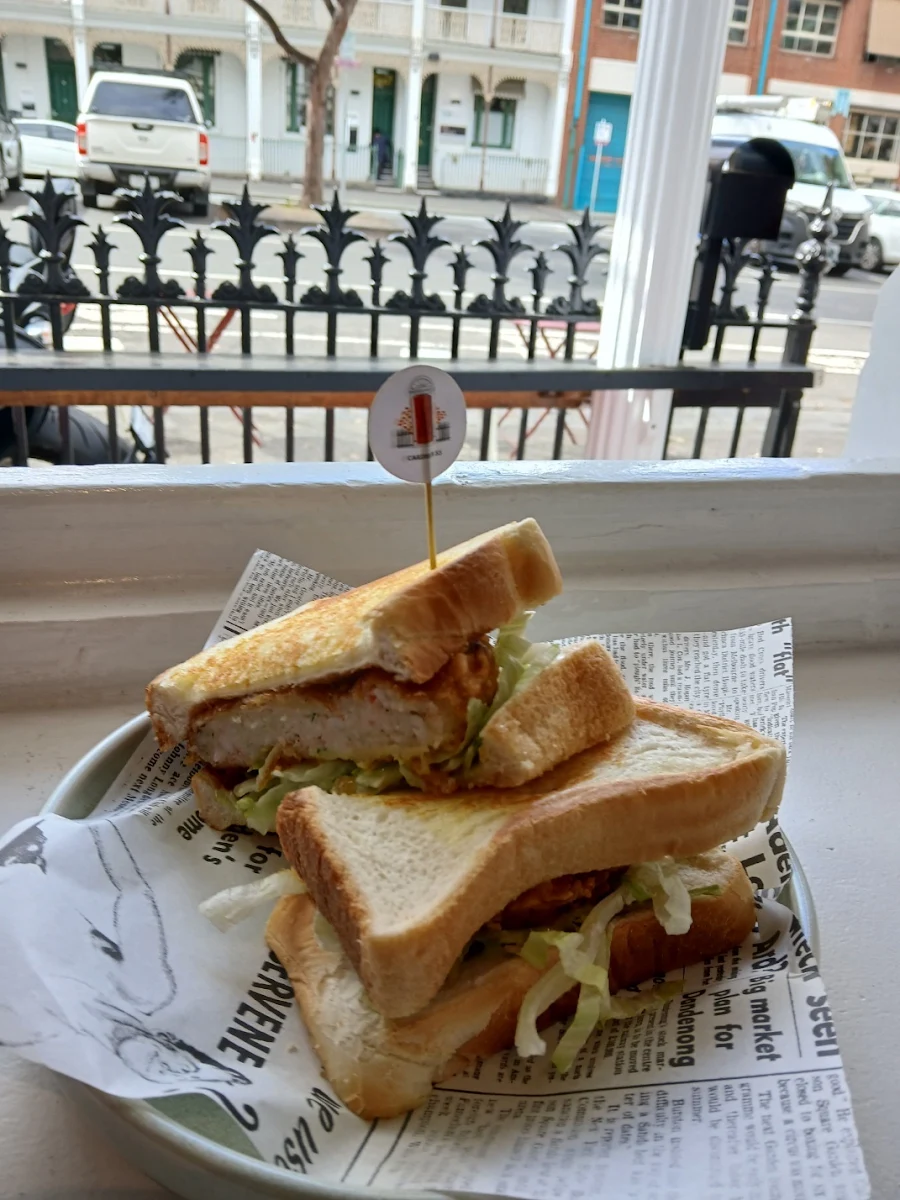Prawn Cutlet Sandwich
