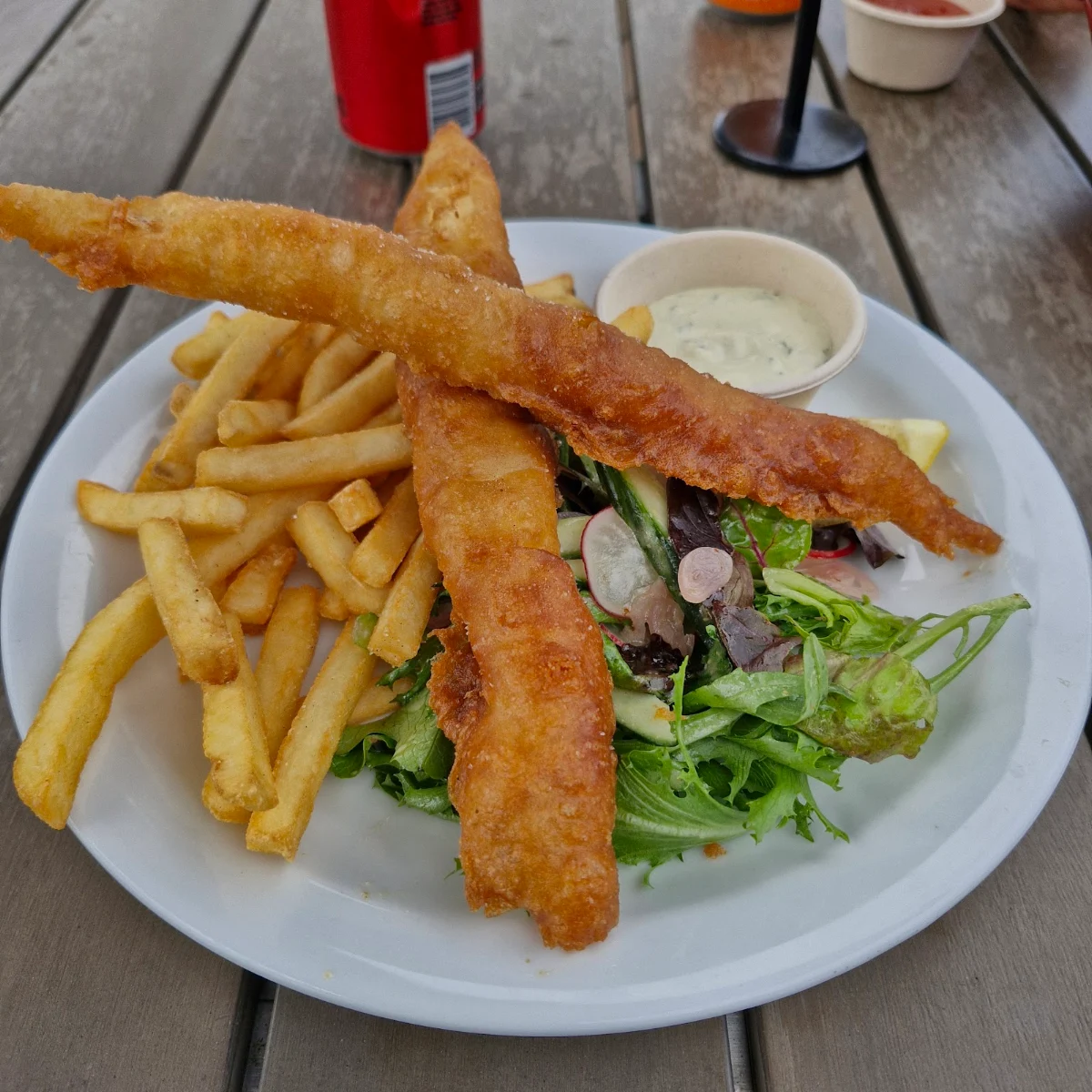 Battered Fish and Chips