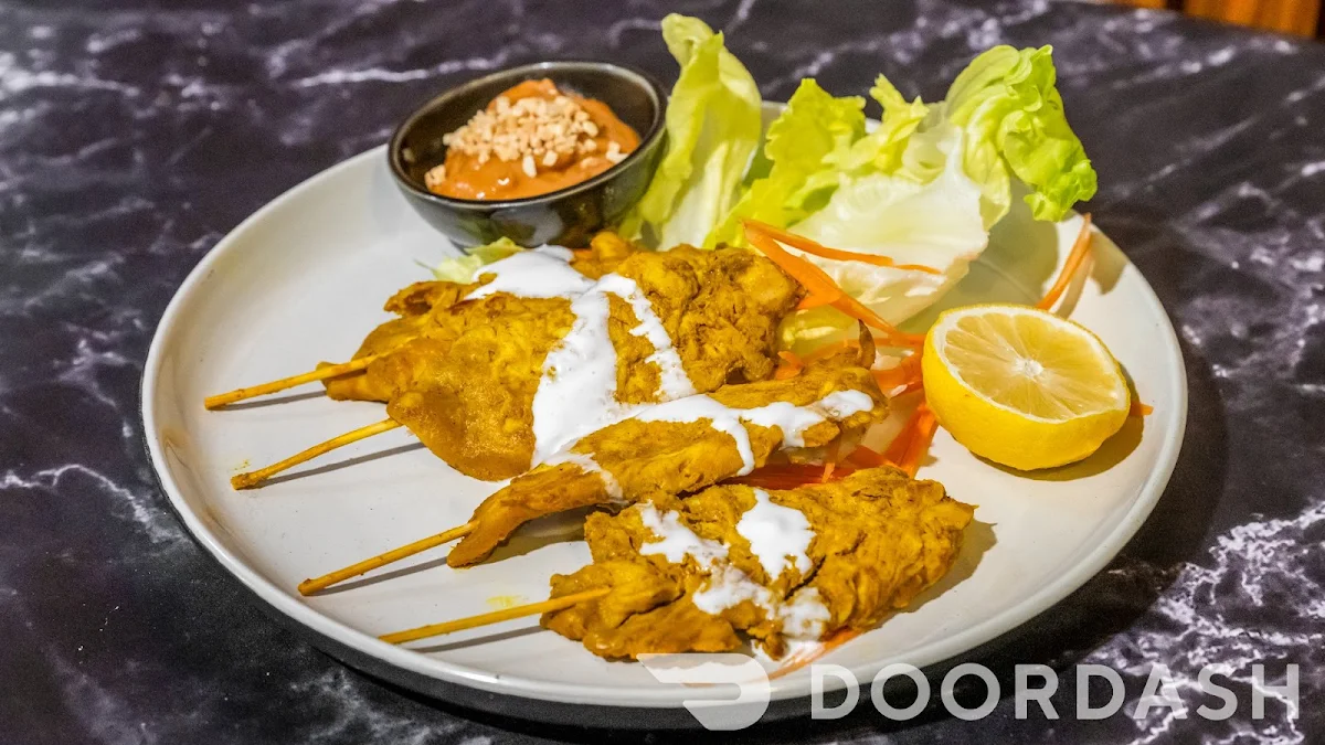 Roti with Satay Sauce