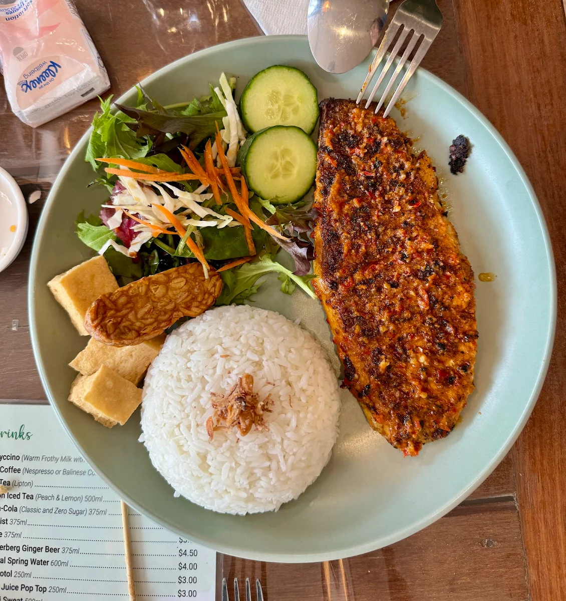 Grilled Snapper, Bali Paradise Cafe