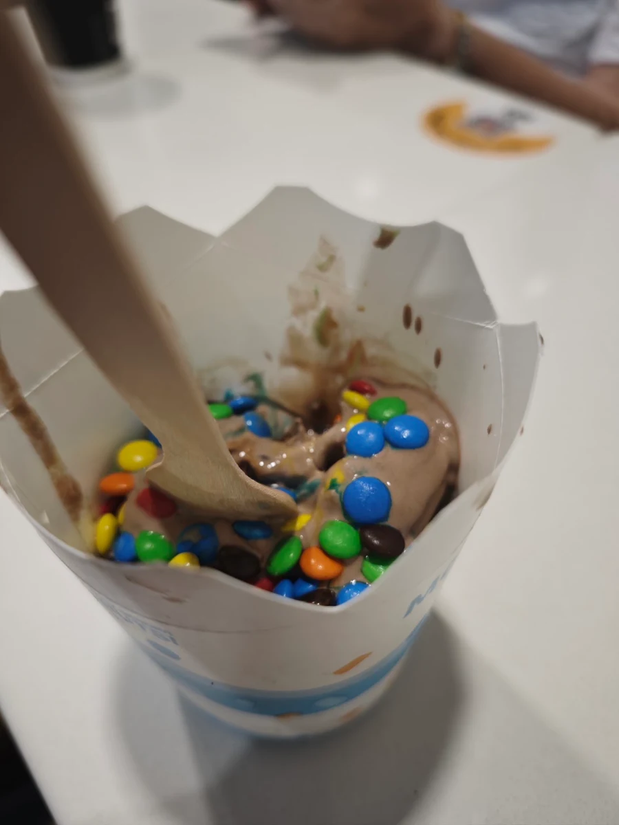 M&M's Minis Mcflurry