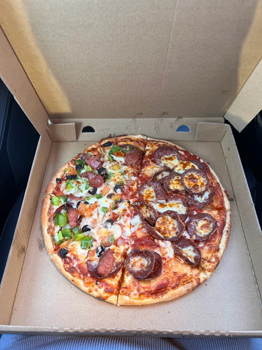 1 2 Pepperoni Pizza