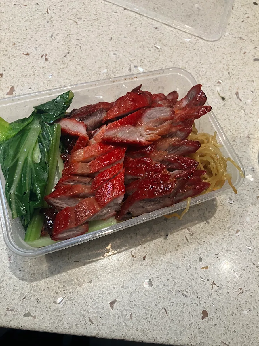 BBQ Pork Egg Noodles