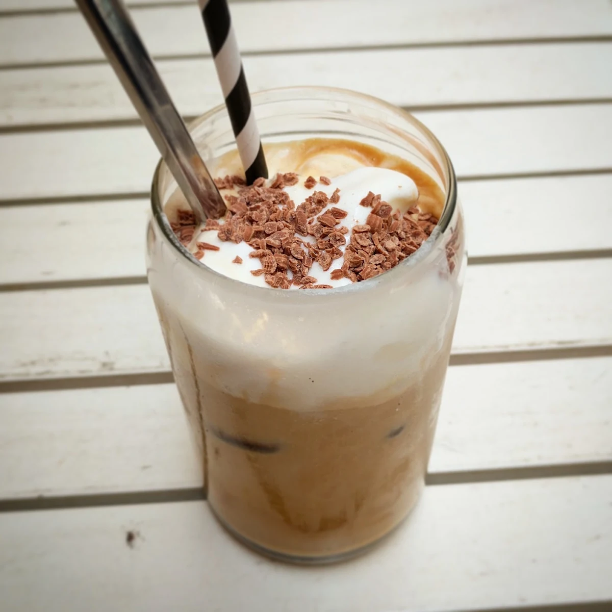 Iced Coffee, Frankie and George