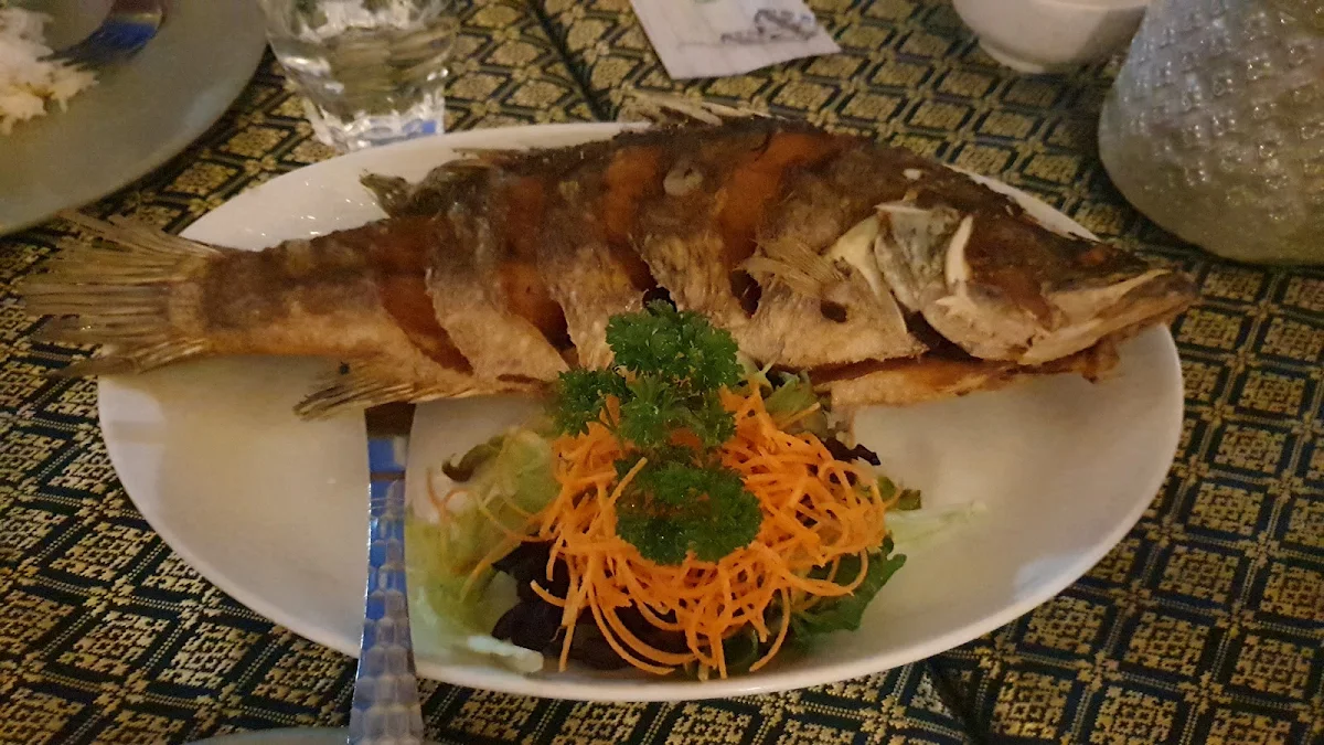 Fried Fish, Siam Samrarn Thai Restaurant Brisbane