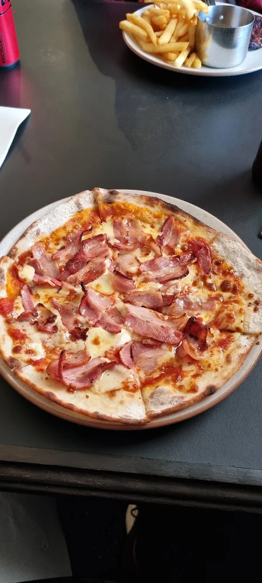 Cheese and Bacon Pizza