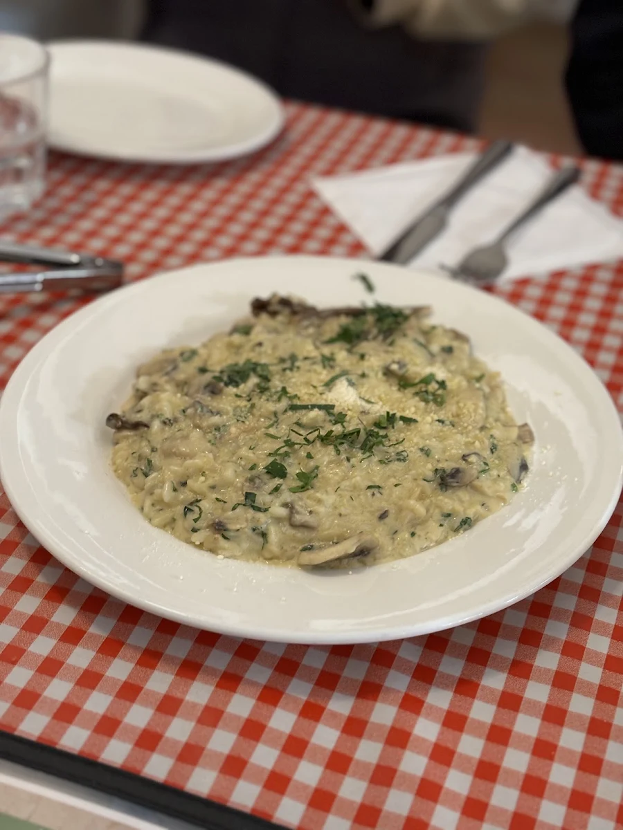 Mushroom Risotto, Bill & Toni's