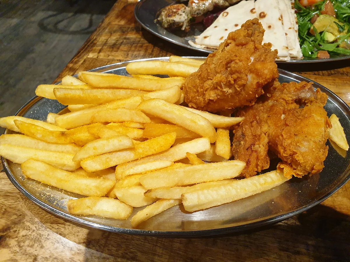 Fried Chicken and Chips