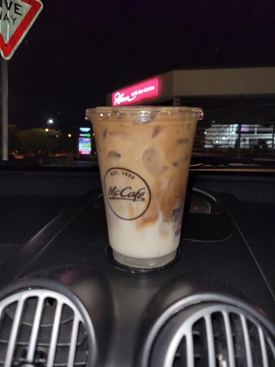 Iced Latte, McDonald's Kenmore