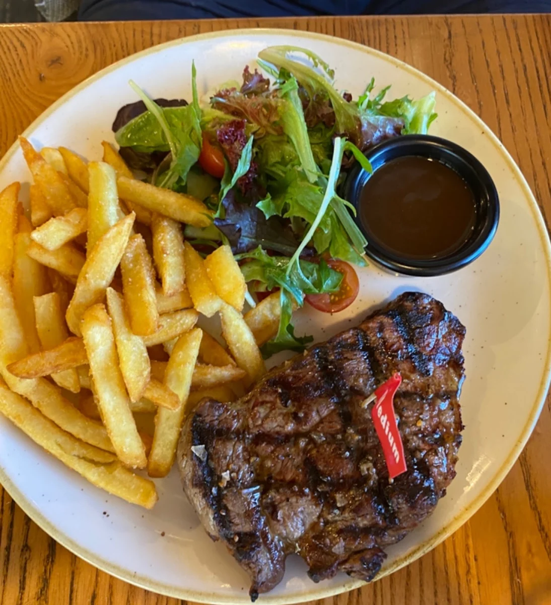 Medium Steak and Chips, Tacking Point Tavern