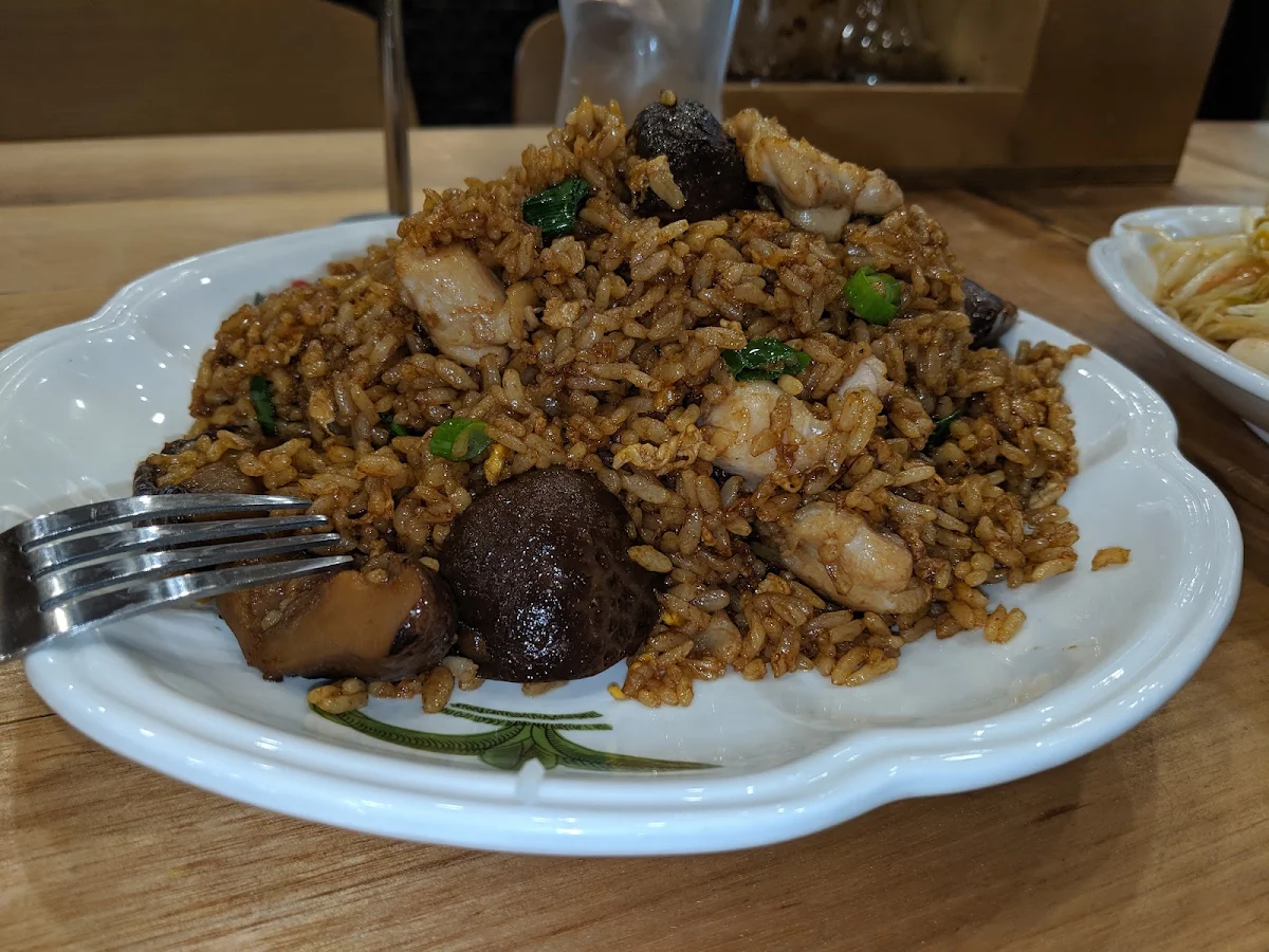 Mushroom and Chicken Rice