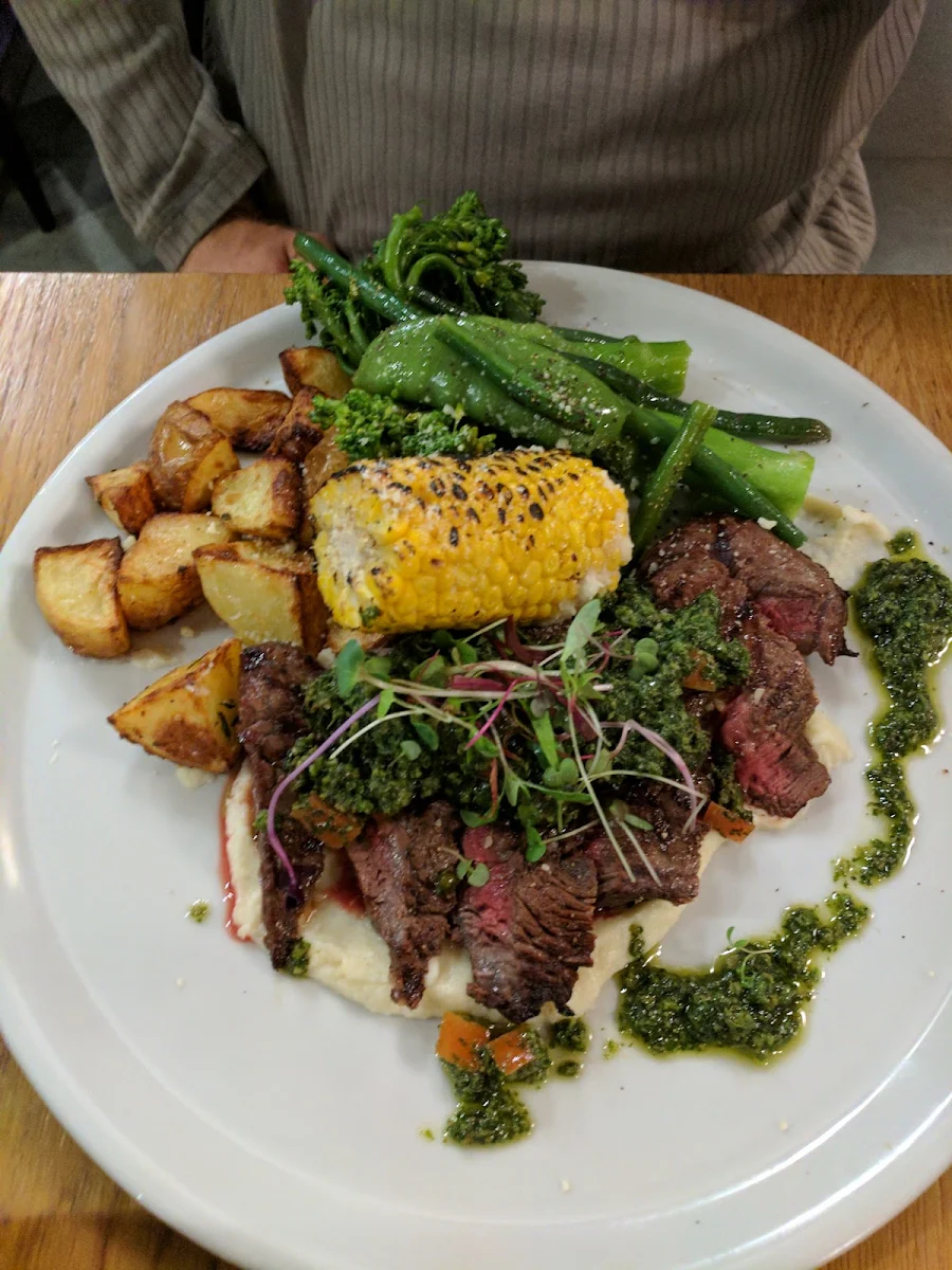 Sirloin Steak, Lilly's Espresso and Cucina