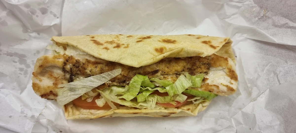 Chicken Schnitzel Wrap