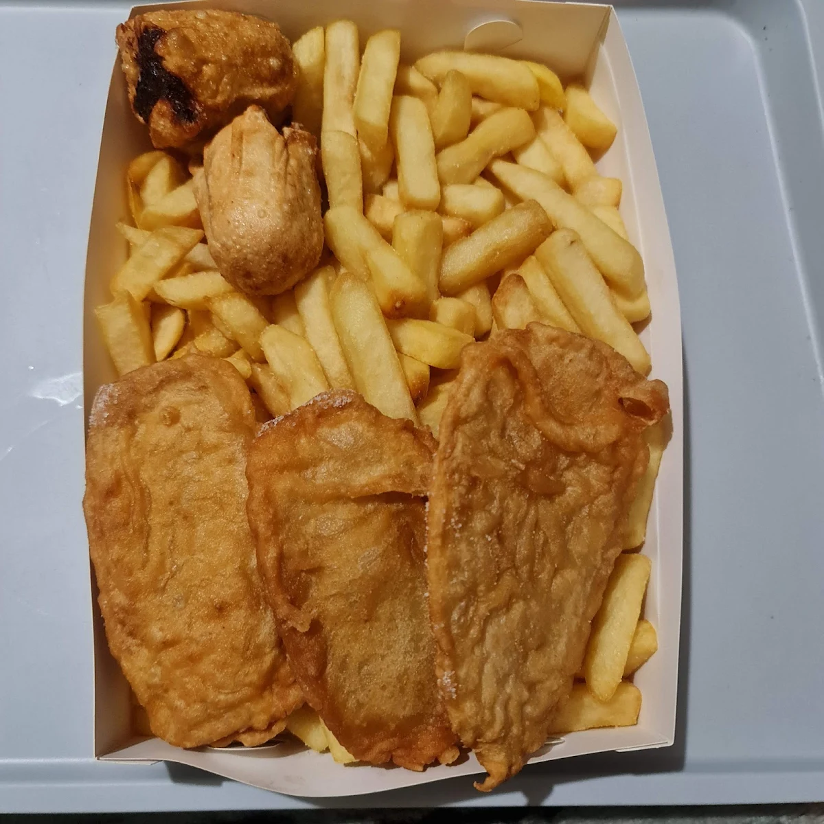 Chips Dim Sims & Potato Cakes