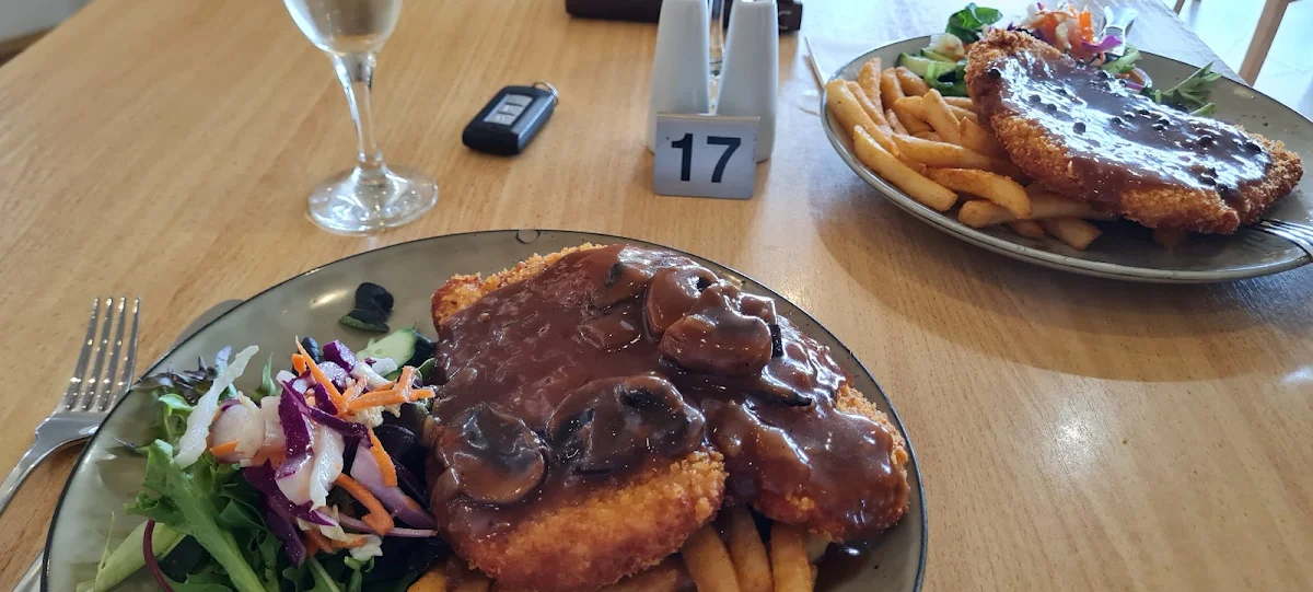 Chicken Schnitzel with Mushroom Sauce
