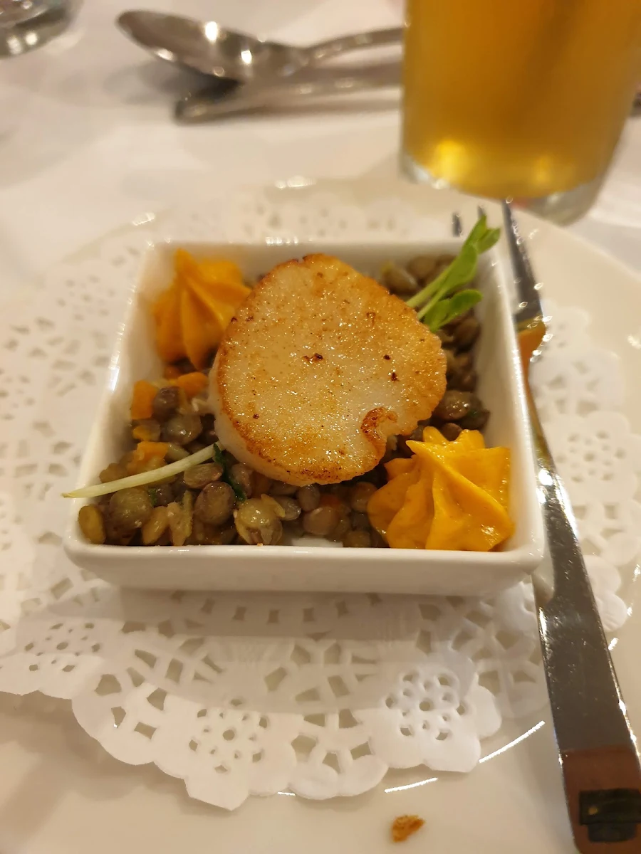 Scallops, Bentley Pines Training Restaurant