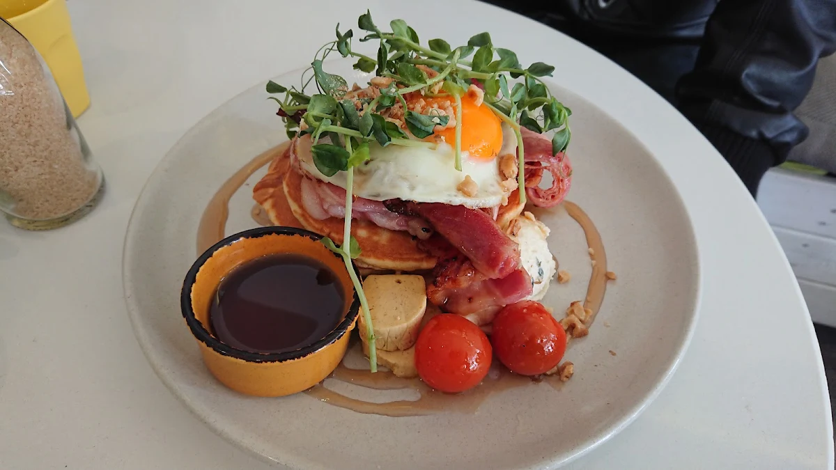 Morning Stack, Honey Badger Dessert Cafe
